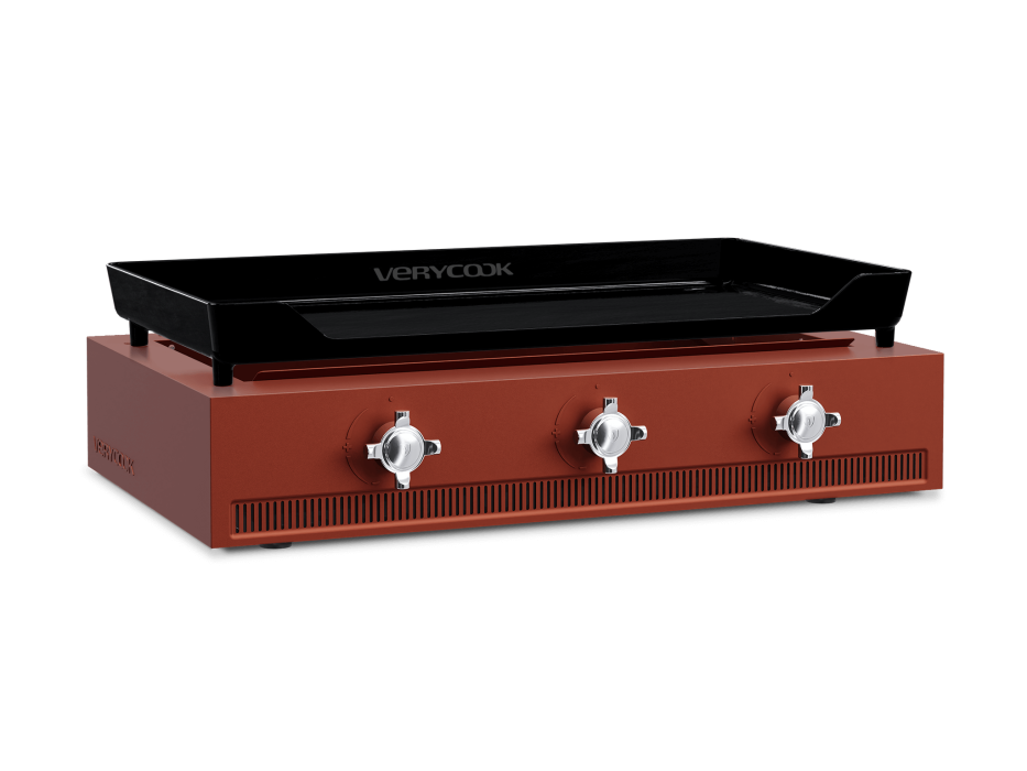 Plancha grill Excellence 3 branders met geëmailleerd...