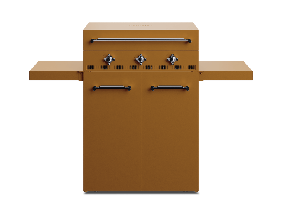 Plancha grill Excellence 3 branders met geëmailleerd...
